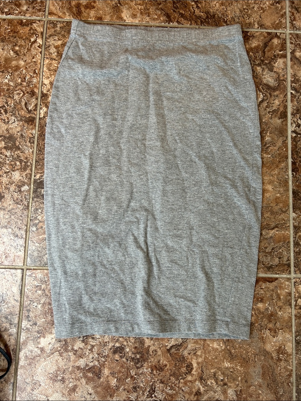 Forever 21 Light Gray Pencil Skirt